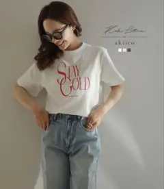 神戸レタス　田中亜希子さんコラボ商品　アソートヴィンテージライクロゴTシャツのサムネイル
