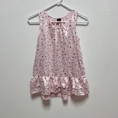 GAPKIDS 160cm 星柄 サテン パジャマ ピンク トップス