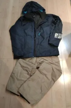 ウエア スキー スノボー 雪遊び 防水 上下 セット メンズ ウェア