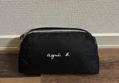 極美　agnes b アニエスベー　マルチポーチ　メイクポーチ　黒×白