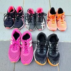 スニーカー5足まとめ売り ニューバランス アシックス