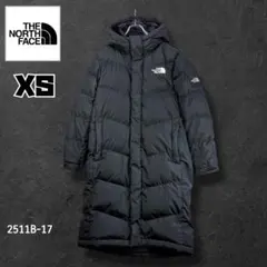 ★人気　ノースフェイス　ロングダウンコート　ブラック　XS
