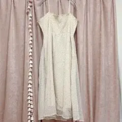 ドット柄 キャミワンピース 4L clette 大きいサイズ