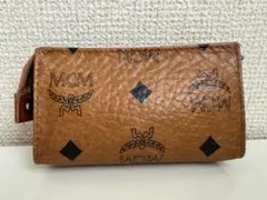 MCM ブラウンレザー コインケース
