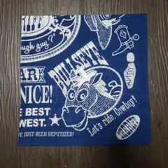 ディズニーリゾート　トイストーリー　バンダナ　ネイビー