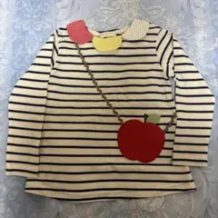 BABY CHEER ストライプ 長袖カットソー 110cm