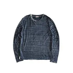 【希少】PRADA 00s ARCHIVE 転写ボーダー 長袖カットソー Lのサムネイル