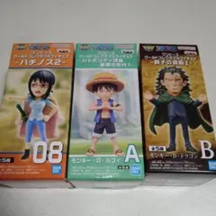 ワンピース ワールドコレクタブルフィギュア 3種セットのサムネイル