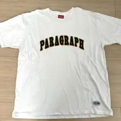 パラグラフTシャツ　半袖　白