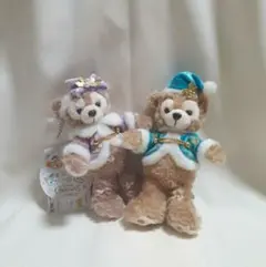 ダッフィー&シェリーメイ　ぬいぐるみストラップ