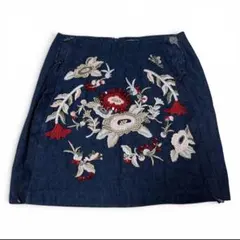 snidel 花柄刺繍 デニム タイトスカートのサムネイル