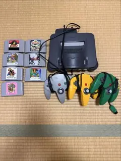 NINTENDO64 本体 コントローラー3色 ゲーム7本セット