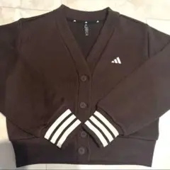 《美品》アディダス adidas クォーターニット ルーズフィット カーディガン