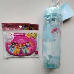 リトルマーメイド クリアボトル ＆ ディズニープリンセスウェットティッシュカバー