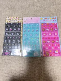 正規品　ハローキティタイルシール　3種セット