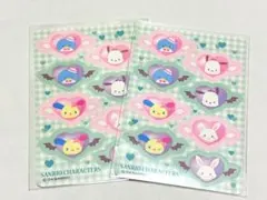 サンリオ コレクターズカードプラス シール サム ポチャッコ ウサハナ メル