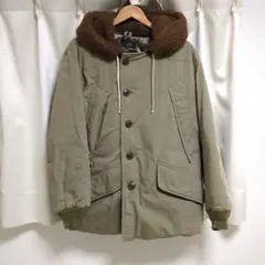 BEAMS+ カーキ ミリタリージャケット S　ビームスプラス