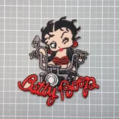 10 BETTY BOOP ベティ ベティーちゃん 刺繍アイロンワッペン