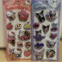 スパンコールパーティー　シール　キティ　クロミ