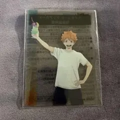 ハイキュー!!　ファミリーマート　日向翔陽・影山飛雄　オリジナルクリアカード