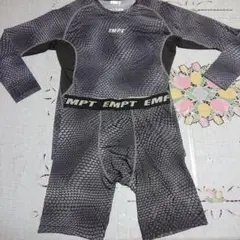 EMPT パイソン 長袖トップスとスポーツタイツ セット