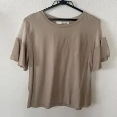 misty woman ベージュ　半袖シャツ