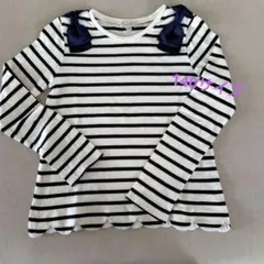 anyFAM 長袖カットソー 140cm ストライプ