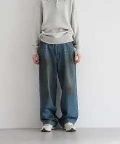 order Loose denim pants vintage "INDIGO"のサムネイル