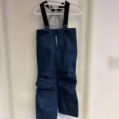 子ども用スキーウェア サスペンダー付き　デニム柄　120