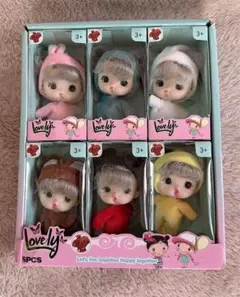 ★新品未開封品★リボーンドール キュートなミニミニドール 6体セット