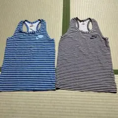 Nike ストライプ タンクトップ 2枚セット