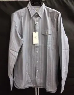 RRL ダブルアールエル バンドカラー シースルーロングシャツ ホワイト