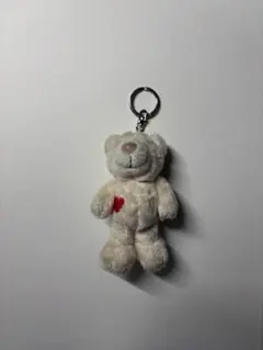 NICI シロクマ テディベア　ぬいぐるみキーホルダー