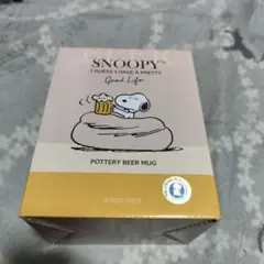 SNOOPY ポッタリービアマグ アイボリーのサムネイル