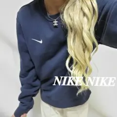 NIKE♡定番男女兼用 シンプルワンポイントトレーナー