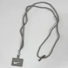 NIKE オリジナル スマホ ストラップ ライトグレー