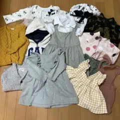 80㎝ベビー服セット（パンダロンパース含む）13点