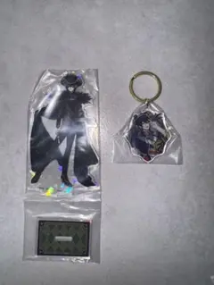 ツイステ　一番くじ　アクスタ　アクキー C賞　F賞　セット　マレウス