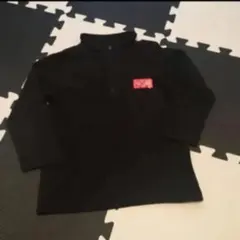 冬物☆フリース☆ブラック・黒☆１１０☆キッズ