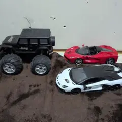 ラジコン Jeep & Lamborghini & Ferrari セット