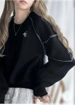 classical elf ブラック ニット