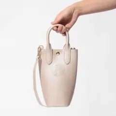 スターバックス SAKURA2026ボトルショルダーバッグメタリックピンク