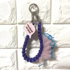 フリル付きパラコードストラップ　２