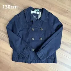 130cm GAP ネイビー ダブルブレストジャケット