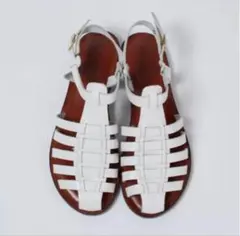 新品 CORSO ROMA，9 グルカサンダル 白 38のサムネイル