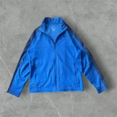 NIKEナイキDRI-FITトラックジャケットM 刺繍ロゴ　ジャージ　袖ライン