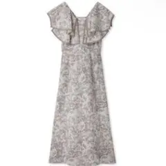 新品　スナイデル SNIDEL ラッフルカラーパイピングワンピース 0サイズ