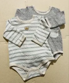 長袖ロンパース 80サイズ2点（おまけ1着付）