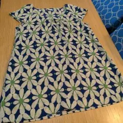 【美品】ホコモモラノースリーブ チュニック 洗える