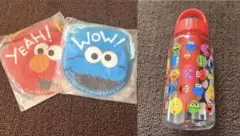 【新品】USJ オリジナルチケットホルダー　& セサミストリート水筒